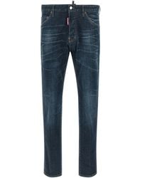 DSquared² - Straight-Leg Medium-Dark Wash Denim Jeans - Lyst