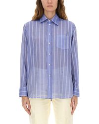 Etro - Light Relaxed Stripes Shirt - Lyst