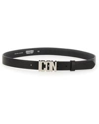 DSquared² - Textured Logo Buckle Belt - Lyst