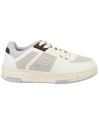 HUGO - Solid Lace-Up Sneakers - Lyst
