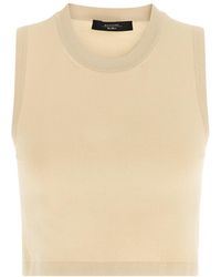Weekend by Maxmara - Solid Crew Neck Top - Lyst