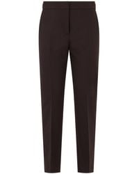 Max Mara - Slim Flat Front Pants - Lyst