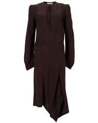 Lemaire - Round Neck Midi Dress - Lyst
