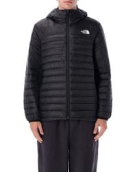 The North Face - Logo Hooded Puffer Jacket - Lyst