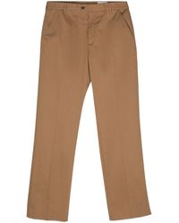 McQueen - Tailored Trousers With Back Logo - Lyst