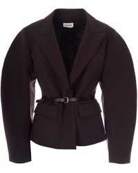 P.A.R.O.S.H. - Double-Breasted Virgin Wool Blazer - Lyst