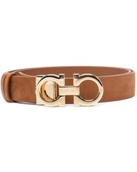 Ferragamo - Leather Belt - Lyst