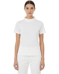 Givenchy - Solid Mock Collar T-Shirt - Lyst