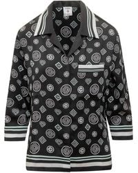CASABLANCA - Regular Logo Print Shirt - Lyst