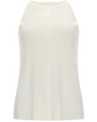 Loulou de Saison - Solid Halter Neck Top - Lyst