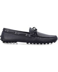 Prada - Solid Grid Loafers - Lyst