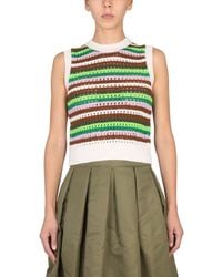 Department 5 - Stripes Crew Neck Top - Lyst