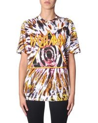 DSquared² - Graphic Crew Neck T-Shirt - Lyst