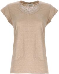 Isabel Marant - Solid Round Neck T-Shirt - Lyst
