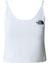 The North Face - Logo Scoop Neck Top - Lyst