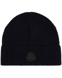 Moncler - Logo Beanie Cap - Lyst
