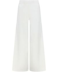 Max Mara - Flared Flat Front Pant - Lyst