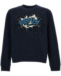 Fendi - Logo Sweatshirt - Lyst
