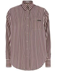 Brunello Cucinelli - Striped Cotton Shirt - Lyst
