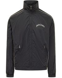 Palm Angels - Logo Band Collar Jacket - Lyst