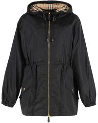 Burberry - Burberry Hooded Windbreaker Raincoat - Lyst