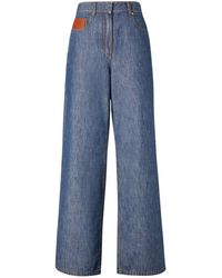 Fendi - Flared Flat Front Pants - Lyst