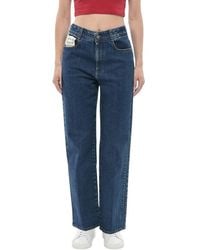 Stella McCartney - Straight High Rise Jeans - Lyst