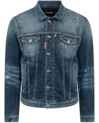 DSquared² - Distressed Shirt Collar Jacket - Lyst