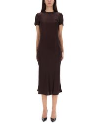 STAUD - Marcel Midi Dress - Lyst