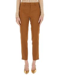 Max Mara - Tailored Flat Front Pants - Lyst