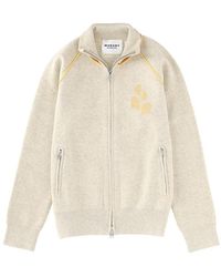 Isabel Marant - Logo Print Mock Collar Sweater - Lyst