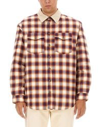 Isabel Marant - Plaid Shirt Collar Jacket - Lyst