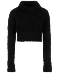 Saint Laurent - Acrylic Blend Sweater - Lyst