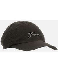 Jacquemus - Dark Solid Logo Baseball Hat - Lyst