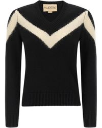 Valentino Garavani - Vlogosignature Bow Sweater - Lyst