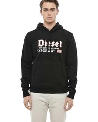 DIESEL - Graphic Logo Hoodie - Lyst