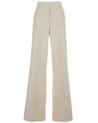 Max Mara - Regular Flat Front Pants - Lyst
