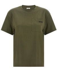 Brunello Cucinelli - Cotton T-Shirt - Lyst