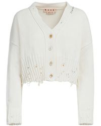 Marni - Destroyed Cardigan - Lyst
