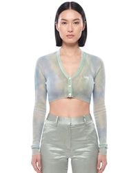 Off-White c/o Virgil Abloh - V Neck Short Cardigan - Lyst