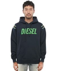 DIESEL - Graphic Logo Hoodie - Lyst
