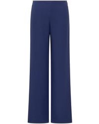 Emporio Armani - Relaxed Flat Front Pants - Lyst