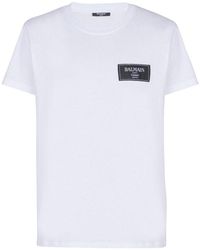 Balmain - Crew Neck T-Shirt - Lyst