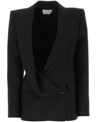 McQueen - Twill Blazer - Lyst