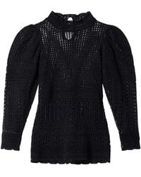Isabel Marant - Crochet Mock Collar Top - Lyst