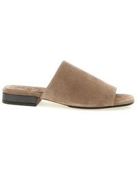 Brunello Cucinelli - Monile Suede Sandals - Lyst