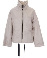 Max Mara - Solid Mock Collar Jacket - Lyst