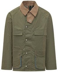 Barbour - Solid Shirt Collar Jacket - Lyst