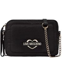 Love Moschino - Heart Logo Small Crossbody Bag - Lyst