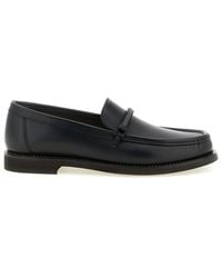 Brunello Cucinelli - Calfskin Slip-On Loafers - Lyst